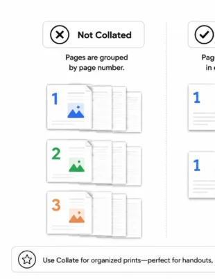 what does collate mean when printing