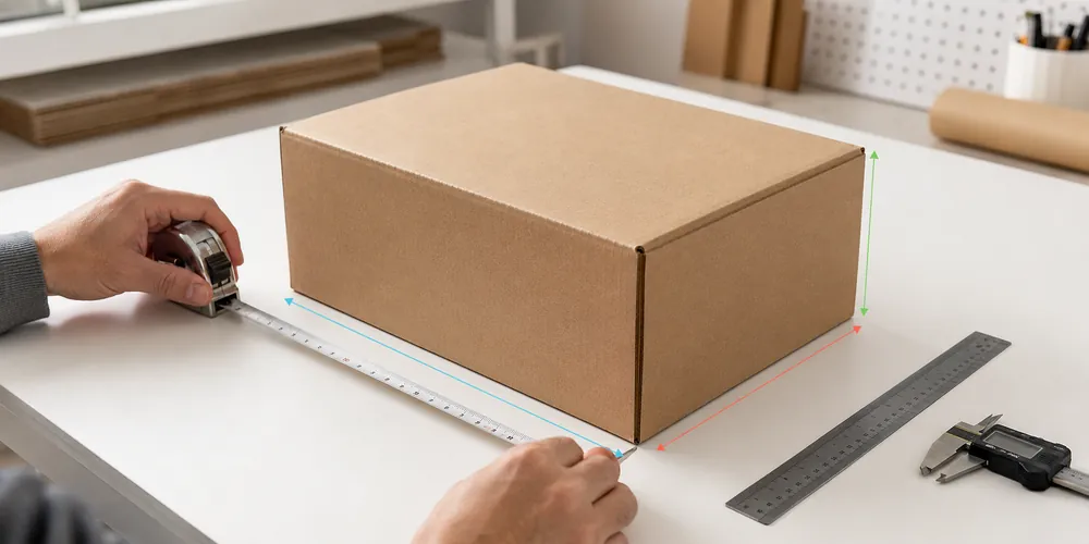 how to measure a box